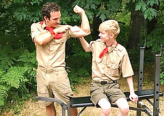 Sexy young scout nailed (Drew, Greg Mckeon)