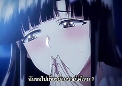 Cartoon brunette with big, firm tits is having hardcore sex with a friend