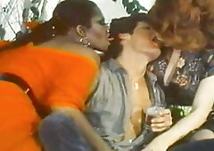 Shemale vintage gangbang