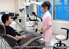 Mao Chinen is a dental assistant and she loves to be drilled by patients