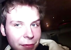 College teen sucks until he gets cream