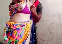 Indian aunty gets wild in outdoor shop apartment