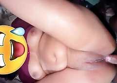 My lover bangs my booty until it's full of sperm and leaves me trickling with cum.