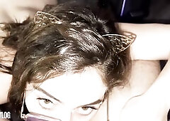 Sexo nocturno con Mi vecino Marido fuera de casa Lamida de coño 4k Güera Culo perfecto Pelo rizado