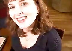 Charlee Sloppy Blowjob in Jeans