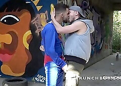 the french James KAMUI fucked bareback by the real Super hero SUPERMAN for CRUNCHBOY