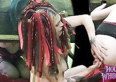 Super SEXY T-girl Kink Screw in Servitude Device