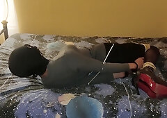 Selfbondage Hogcuffed Vibed N Orgasm Denied