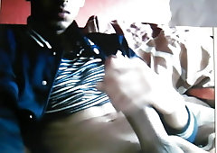 Amateur hot arab guy shows his thick cock on cam