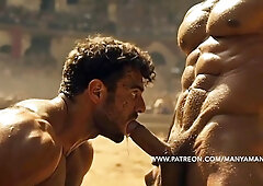 Gladiators Fuck And Suck by ManyAMan