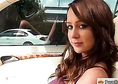 Brunette Chasity fucks her boss for cash