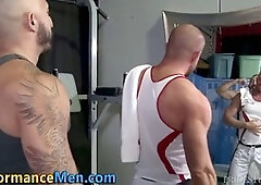 virile bear face-fucking scene