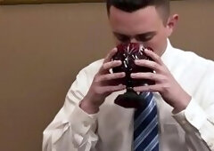 Matthew Figata fuck twink Tyler Tanner inside his office