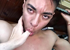 LatinLeche: Tanned latin jock hard ass pounding scene