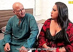 Sexually excited sasur Coarse screws Charming Newly Married Bahu