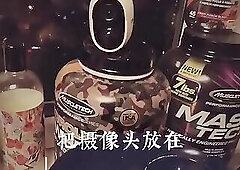 Yuxi and his gym buddy