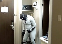 Gay wetsuit, mask, european