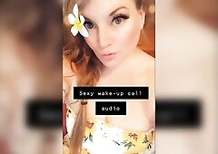 Hot wake up call, erotic English accent (audio merely)