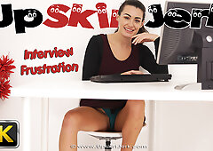 Laura "Interview Frustration" - UpskirtJerk