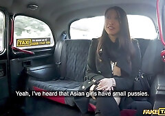 Sharon Lee plays with her exotic pussy before getting laid