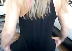 Mature webcam, mini skirt no panties, hot mini skirt