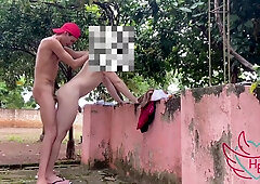 MARRIED DUDE GAVE HIS RUMP BEHIND THE COLLEGE