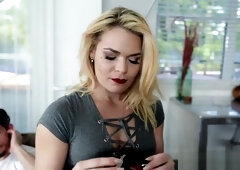 Blaten Lee gets her tight twat dominated by her stepson