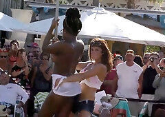Key west bare fuckslut pool party uncircumcised and raw
