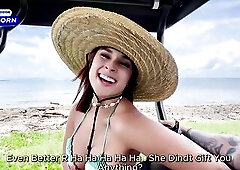 Tourist CREAMPIES nice-looking COLOMBIAN hottie on an island! - Abella olsen