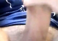 An 18 year old European jerks off his big dick