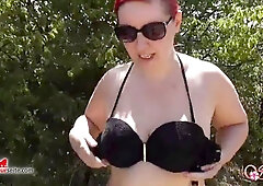 Cayla Lyons, Vinna Reed Ashley CumStar in Lesbian BBW Compilation