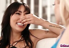 Two roommates, Vanessa Sky and Charlotte Stokely, went on separate dates, but returned home early after their dates were turned off by their shared fe