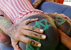 Anuskatzz, Lisa Rocketcock And Lily Lu Take Hard Double-Penetration Anal Pounding In Alternative Costume