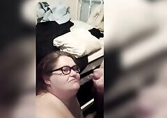 Hot big beautiful woman mother i'd like to fuck housewife gets her glamorous little face cumsprayed from her spouse's meaty knob!