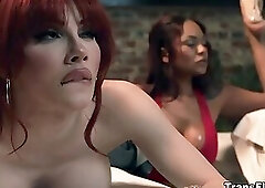 Avery Jane giving Leilani Li and Ariel Demure some prostate massages