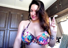 Monica Mendez - WebCam - Bikini Tryout - PinupFiles