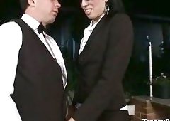 TS boss wants hard sex