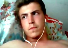 Young horned up boy spreads his tight ass open