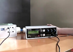 Elise Graves And Her Slave Boy In Gas Mask And Rubber