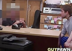 Hung brokers dicking their new customer spitroast style