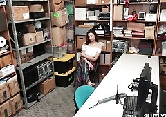 After a undress search the LP Officer suggests Bella smth to avoid jailtime That Guy tells her that if this chab will screw her this babe will be free