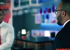 Aj Sloan and Dillon Diaz having a steamy gay bareback fuck sesh