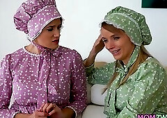 Amish women Penny Barber and Pristine Edge are naughtier than you think!