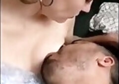 Wife Gets Double Orgasm From Breastfeeding Her Husband