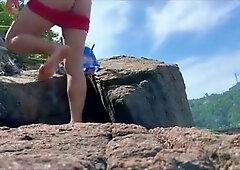 I attempted to flash off to the fisherman who was fishing