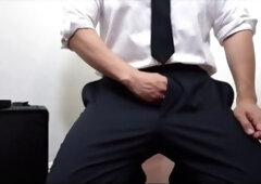 Close up dick, penis erection, handjob