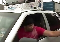 Tranny Whore Picking Up Tricks On The Pier