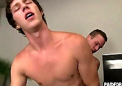 Straight guy getting fucked in the ass for money