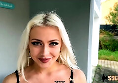 Enjoyment, a pretty blond, loves to take it up the anal opening