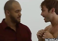 Hot gay gardener fucked by his bbc boss